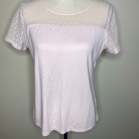 Ann Taylor Lace Detail Blouse - Picture 2 of 5